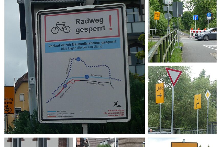 Sperrung Ascheröder Straße Sperrung Ascheröder Straße