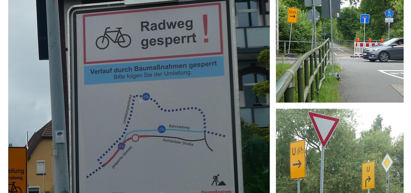 Sperrung Ascheröder Straße Sperrung Ascheröder Straße