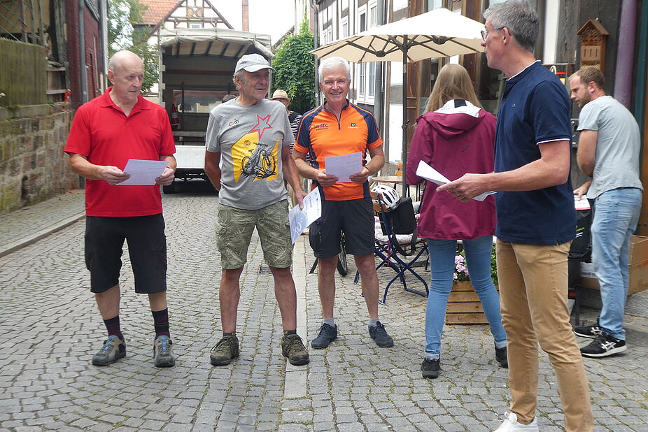 Preisverleihung Altersgruppe über 65 Jahre Stadtradeln 2024 Preisverleihung