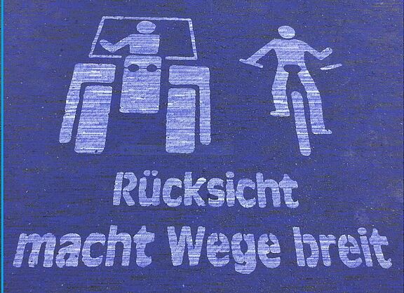 Rücksicht macht Wege breit